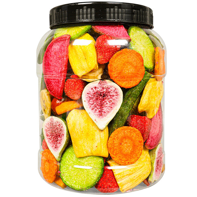 多种果蔬脆500g/大桶净重独立包装儿童孕妇零食酥脆冻干果蔬干,淘宝优惠券,粉丝福利购,淘宝优惠卷