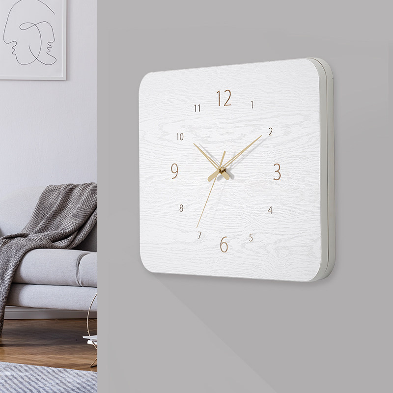 木工小舅 北欧风时钟电表箱遮挡箱装饰 强电箱钟表挂画电闸盒遮丑 - 图2