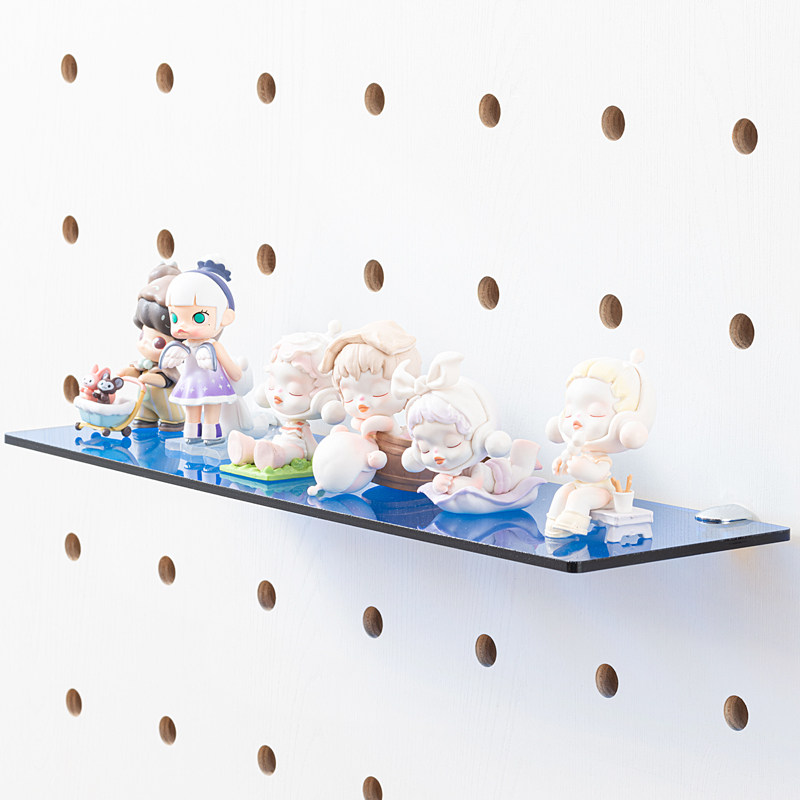 Carpenter's uncle 15mm hole board accessories acrylic unobstructed display layer round hole storage flat board