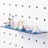 Carpenter's uncle 15mm hole board accessories acrylic unobstructed display layer round hole storage flat board