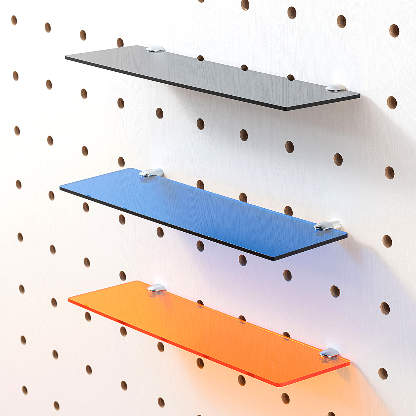 Carpenter's uncle 15mm hole board accessories acrylic unobstructed display layer round hole storage flat board