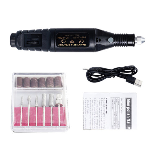 迷你电动打磨器  小型打磨机3d打印高达工具军事模型修型抛光制作diy手工打磨钻孔雕刻组合套装 便携研磨器 - 图1