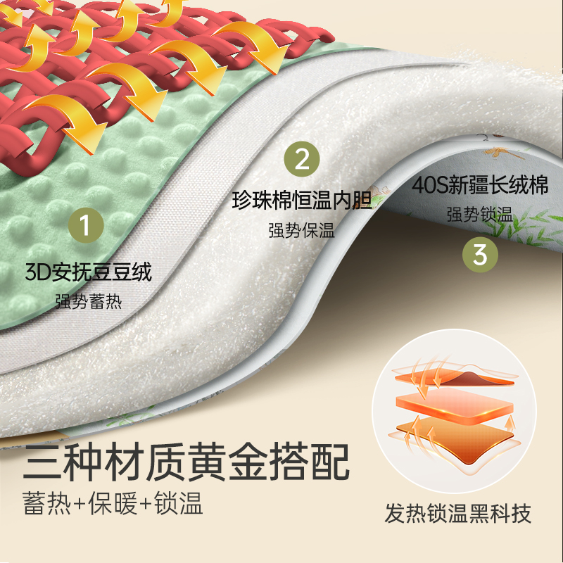 儿童防踢被神器中大童宝宝一体式加厚被子豆豆绒婴儿秋冬款睡袋
