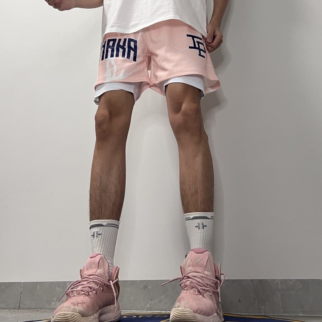 假两件美式篮球短裤男训练四分裤不过膝跑步速干健身运动裤防走光,淘宝优惠券,粉丝福利购,淘宝优惠卷