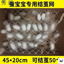 Small silkworm cocoon mesh suit Silkworm Eggs Breathable Silkworm Net Cocoon Silkworm Chrysalis Pupa Silk Mesh Mulberry Silkworm Large Cocoon Convenient Accessories special cluster