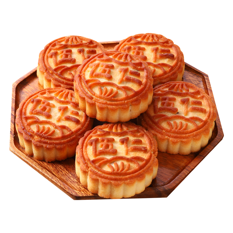 东北老式五仁月饼京式整箱手工散装青红丝伍仁中秋节糕点包邮_虎窝淘