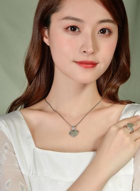 如意民族风森系戒指老银匠吊坠