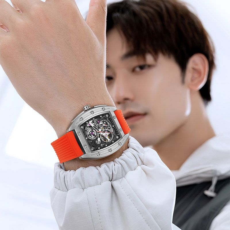 马克华菲任嘉伦代言新款正品牌男表 马克华菲手表国产腕表