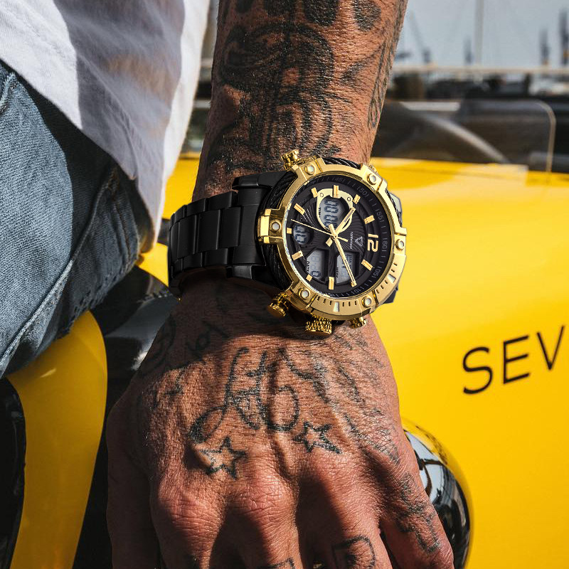 马克华菲新款男士潮流学生运动手表 马克华菲手表国产腕表