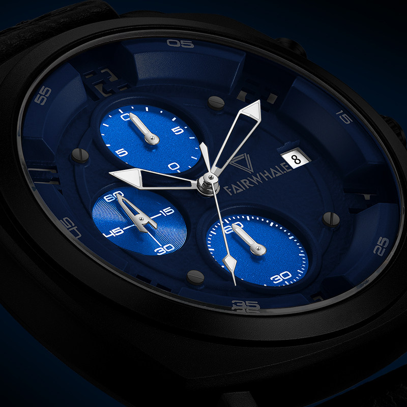 马克华菲方形运动潮流男士石英表 马克华菲手表国产腕表