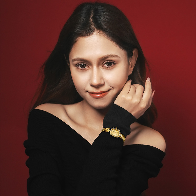 马克华菲手表女款小金表一对情侣复古ins风石英女士轻奢送女友