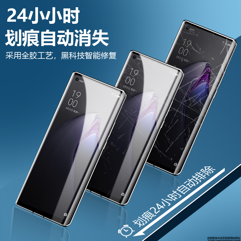 适用opporeno11pro+前后一体reno10全包蝴蝶膜保护膜手机reno9/8/7/6/5/4/3全身背膜pro高清抗蓝光5g手机贴膜 - 图2