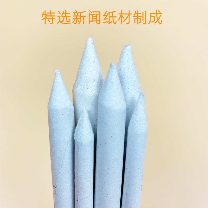 马利牌6支装纸笔素描专用色粉擦笔套装新闻纸纸擦笔硬大中小3支高光涂抹笔初学者绘画工具画笔美术专业学生用 - 图2