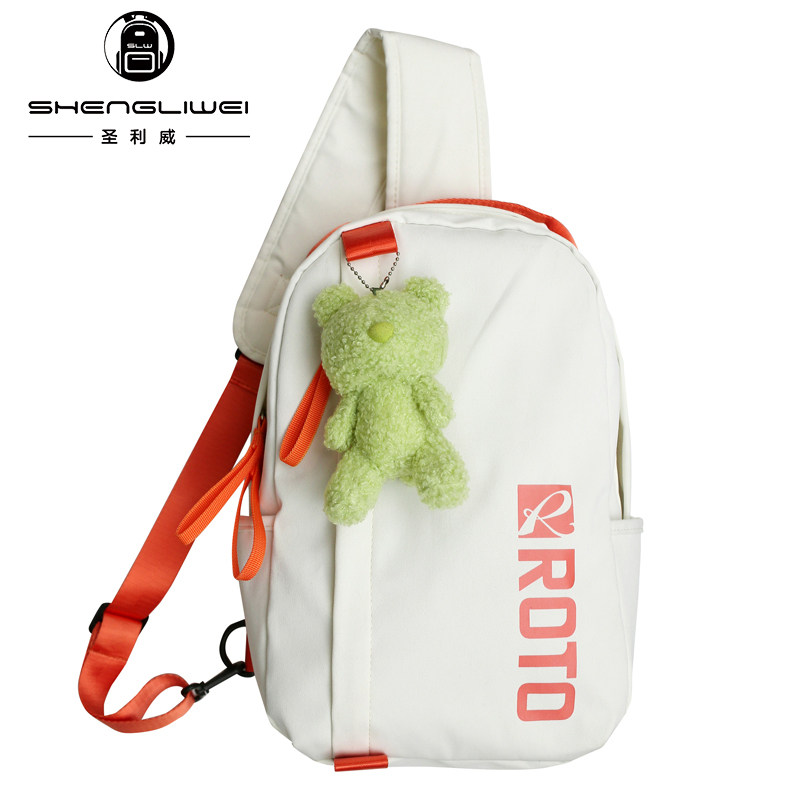 胸包潮牌2023新款男士大容量斜挎包 圣利威男士包袋