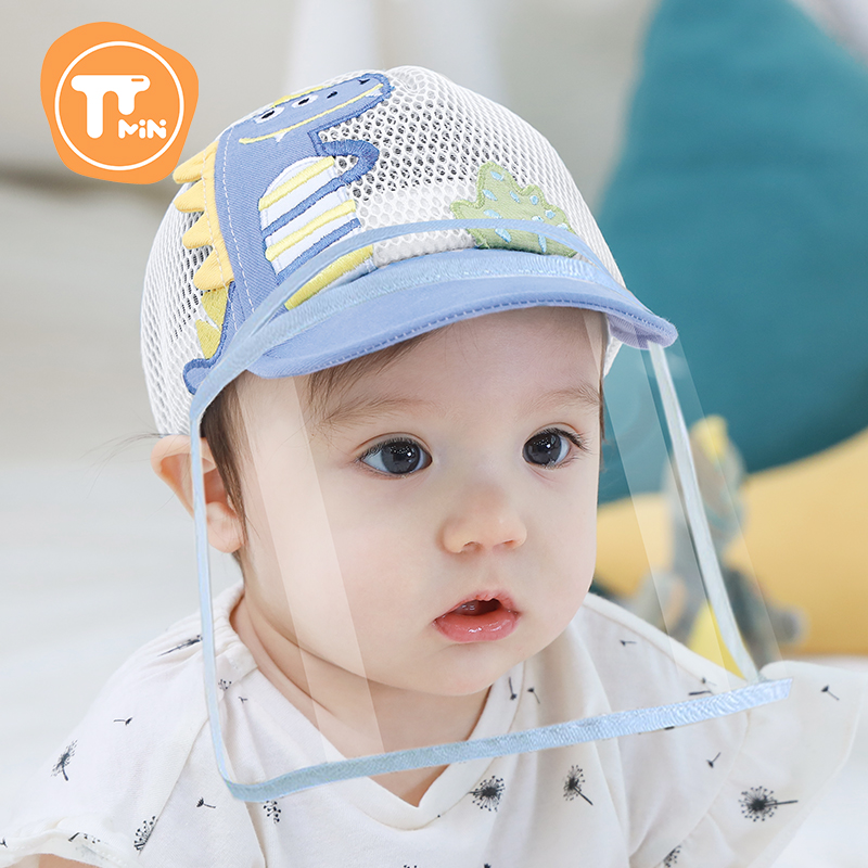 Baby protective face mask newborn anti droplet HAT baby cap summer children isolation protective face mask