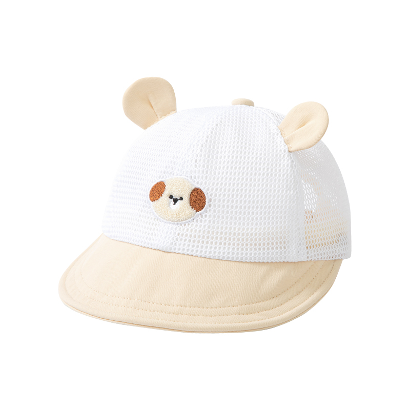 婴儿遮阳帽夏季薄款宝宝帽子夏天小月龄鸭舌帽男童儿童防晒太阳帽 - 图3