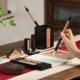 Shanlianhu Pen Dragon and Phoenix Jiarui Four Treasures of the Study Set