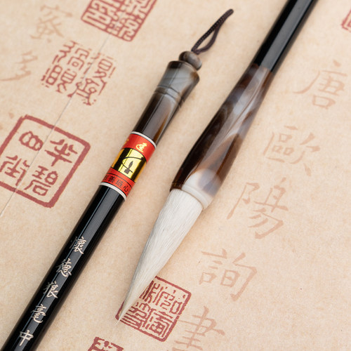 【清仓毛笔】善琏湖笔毛笔套装初学狼毫羊毫兼毫专业级儿童小学生国画练字初学者白云湖州湖笔专用中楷小楷 - 图2