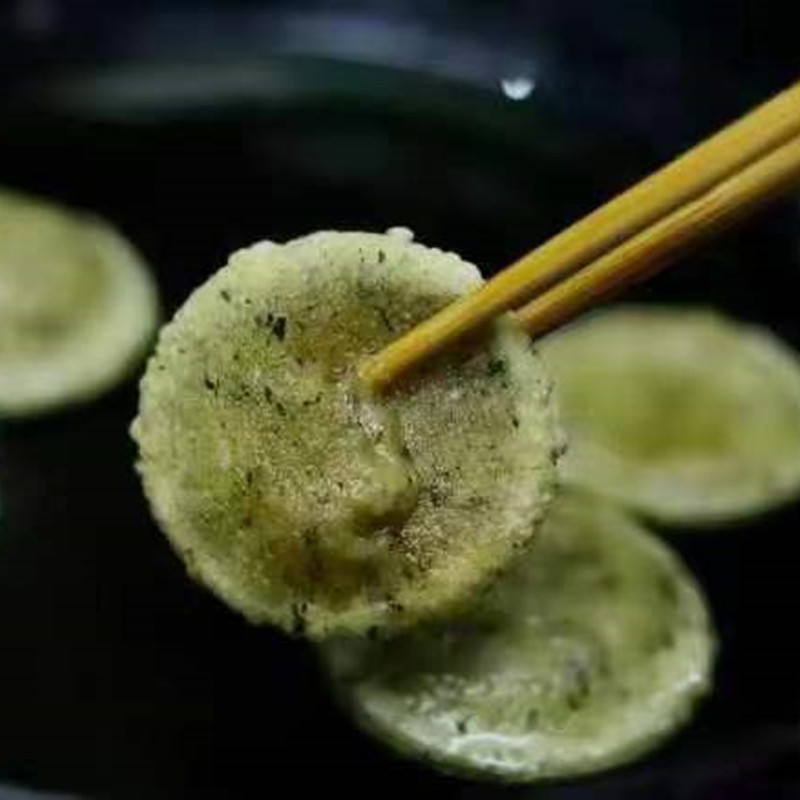 农家手工自制水荞粑粑湖北恩施土特产蒿子粑粑野菜艾叶饼小粑粑