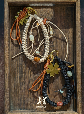 Nanax男女树脂蜡绳新中式风格