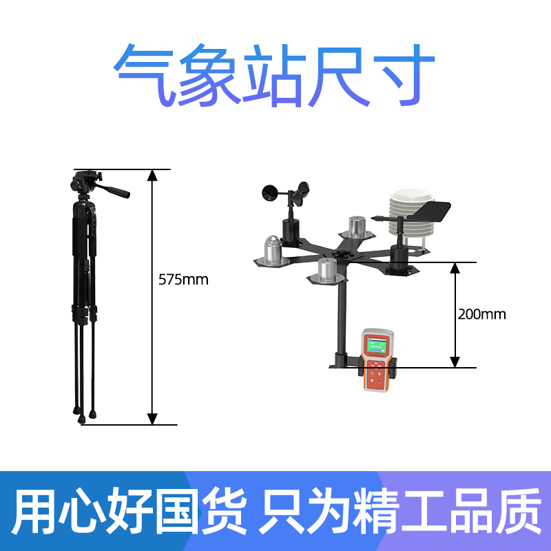 便携式气象站移动气象仪风速风向监测站迷你大气压温湿度气体定制 - 图3