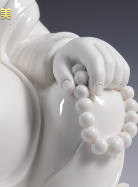 微美布袋弥勒菩萨陶瓷大肚坐莲