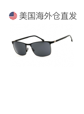 自营hugo bossBOSS 1635/S 0TI7 00哑光黑/深灰-哑光黑 美国奥莱