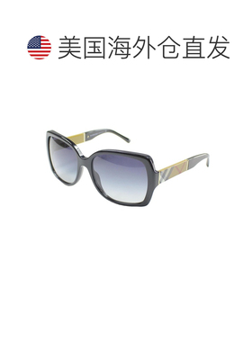 自营Burberry  BE 4160 34338G Womens Square Sunglasses - blac