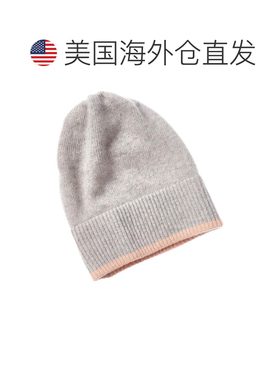 自营Portolano Contrast Color Cashmere Beanie - grey 美国奥