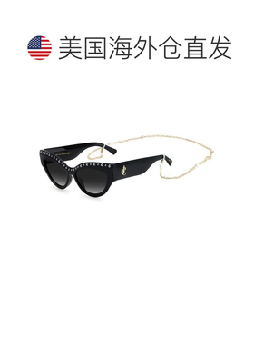 自营Jimmy Choo Acetate Women's Sunglasses - black 美国奥莱直