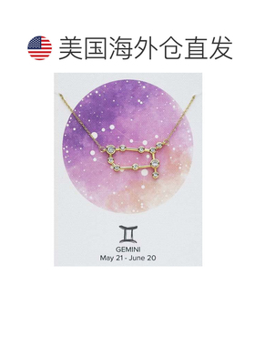 自营sterling forever\'When Stars Align\' 星座项链 - 金双子座