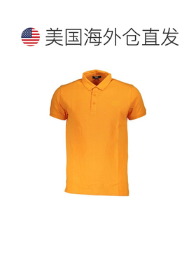 自营Cavalli Class Cotton Men Men's Polo - orange 美国奥莱直