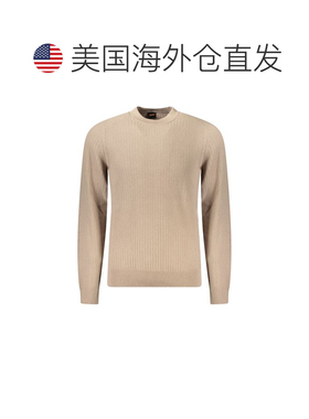 自营Hugo Boss Cotton Men Men's Sweater - beige 美国奥莱直发