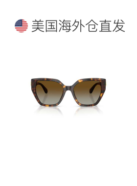自营swarovski0Sk6044U Oversized Geometric Tortoiseshell Sung