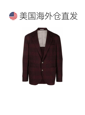 自营Brunello Cucinelli Wool Men's Blazer - multicolor 美国奥