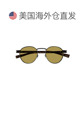 自营saint laurentSl 707 Round Tortoiseshell-Patterned Sungla