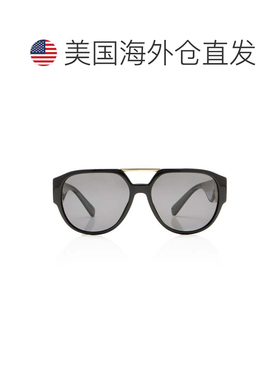 自营Versace Medusa Aviator Sunglasses - black 美国奥莱直发