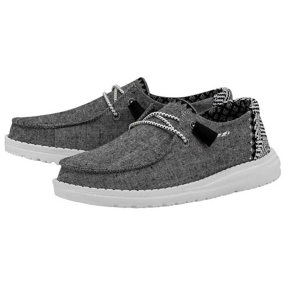 自营hey dudeWomen's Wendy Chambray Woven Slip-On Shoes In On - 图2