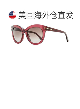 自营Tom Ford女式奥黛特太阳镜TF1189 69T波尔多53mm-69T 美国奥