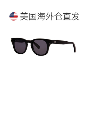 自营salvatore ferragamoFerragamo男士49 mm黑色太阳镜-黑色 美