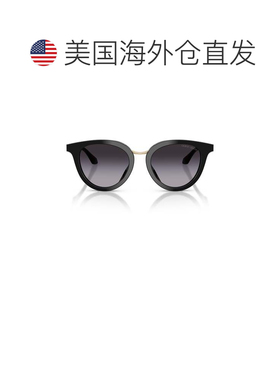 自营giorgio armani黑色0ar8252u渐变猫眼太阳镜-灰色 美国奥莱直