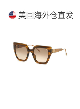 自营Philipp Plein Sunglasses Square Full Rim, Transparent Gr