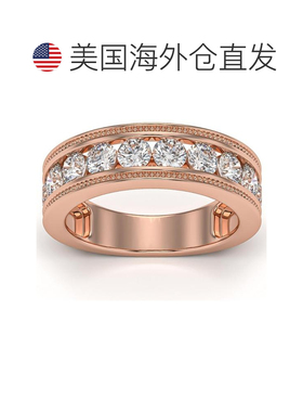 自营pompeii31 3/4 克拉钻石男士戒指，10k 白金、黄金或玫瑰金 -