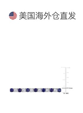 美国直邮Julianna B女士项链饰品首饰满圈白色蓝宝石优雅时尚