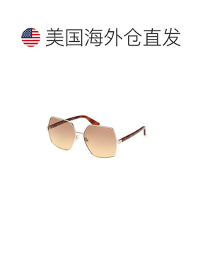 自营Guess Metal Women's Sunglasses - gold 美国奥莱直发