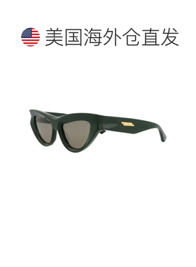 自营bottega venetaBV1220S 004绿色/绿色-绿色 美国奥莱直发配饰
