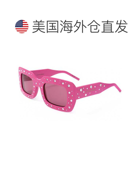 自营Carolina Herrera Women's 50 mm Purple Sunglasses - fuchs
