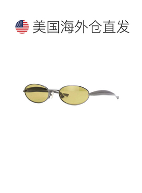 自营bottega venetaBV1386S 002闪亮暗钌/黄色-闪亮暗钌 美国奥莱