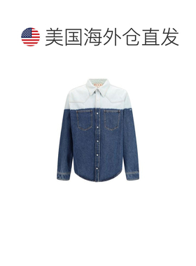 自营Marni  Men's Shirt - blue 美国奥莱直发