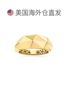 自营Ross-simons 14kt黄金刻面戒指-黄色 美国奥莱直发